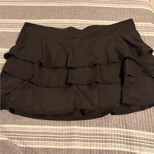 NWT Ideology Women’s Plus Size 4x Black Ruffled Skort